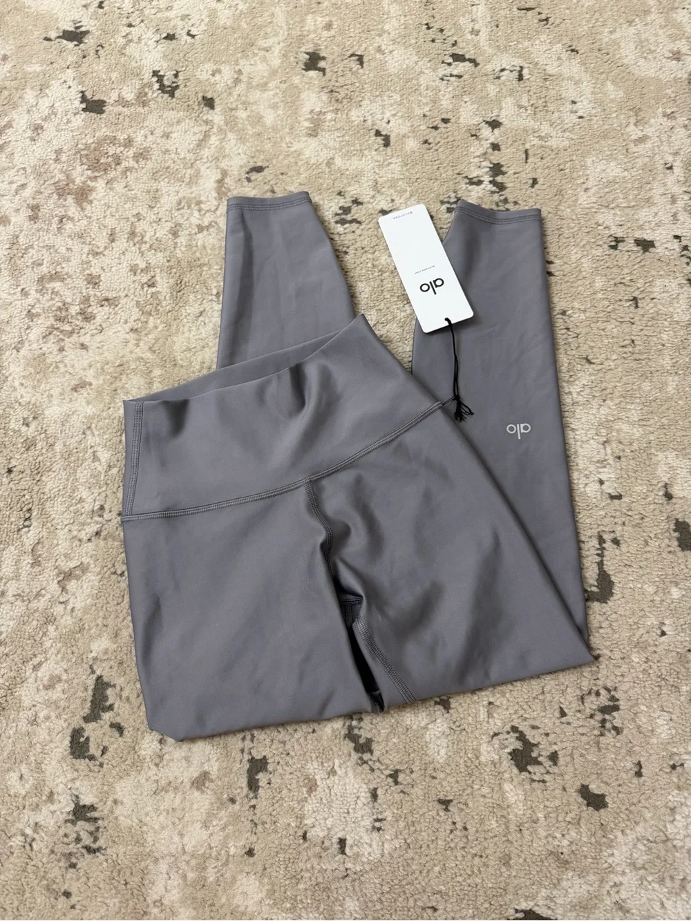Alo Yoga 7/8 High-Waist Airlift Leggings Size XXS NWT - Fog